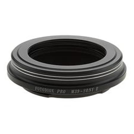 Fotodiox Pro Lens Mount Adapter - M39-L39 Screw Mount SLR Lens To Sony Alpha E-Mount Mirrorless Camera Body M39-SnyE-P